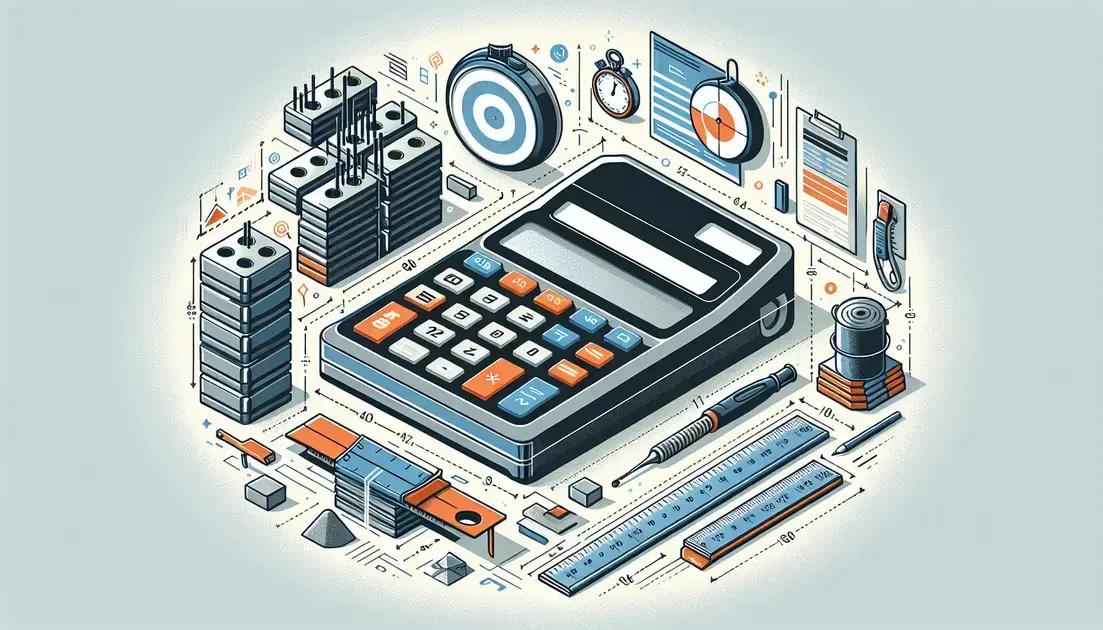 Benefícios de usar uma calculadora de concreto